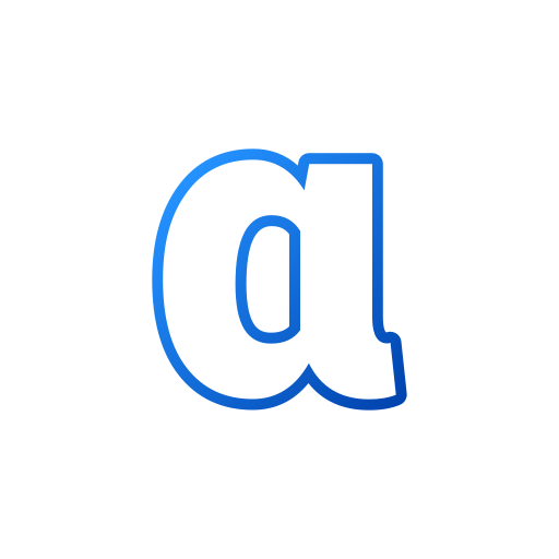 アルファ Generic gradient outline icon