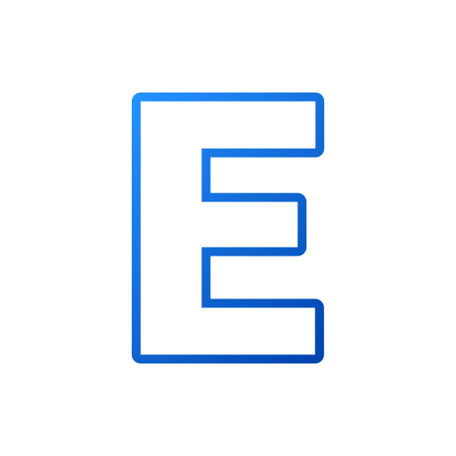 epsilon Generic gradient outline icona