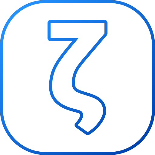 zeta Generic gradient outline icon