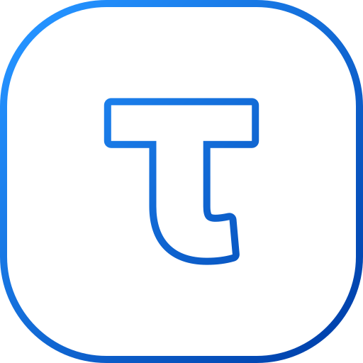 tau Generic gradient outline icon