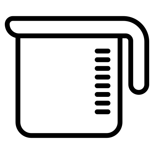 計量カップ Generic black outline icon