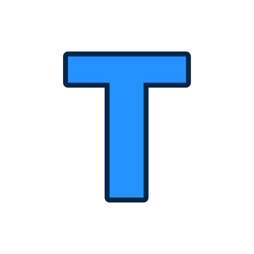 letra t Generic color lineal-color icono