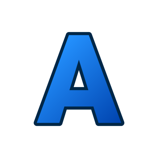 Letter A Generic gradient lineal-color icon