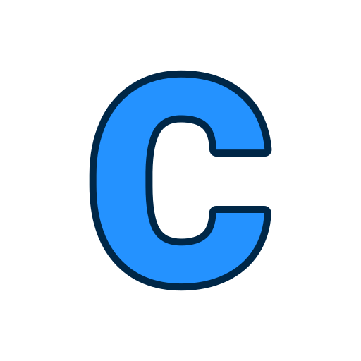 lettre c Generic color lineal-color Icône