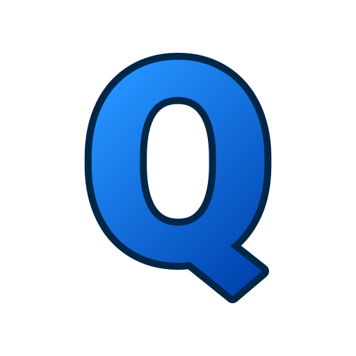 letter q Generic gradient lineal-color icoon