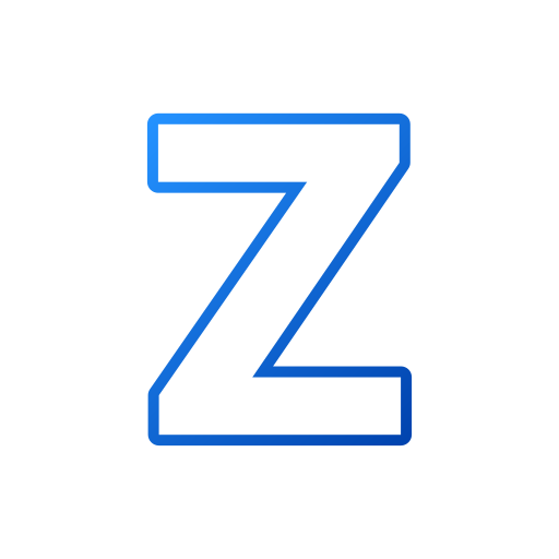 편지 z Generic gradient outline icon