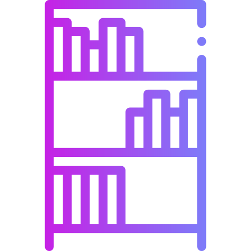 libreria Generic gradient outline icona