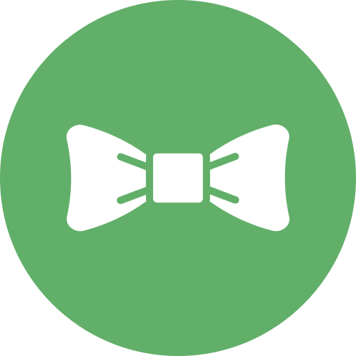 Bow Tie Generic color fill icon