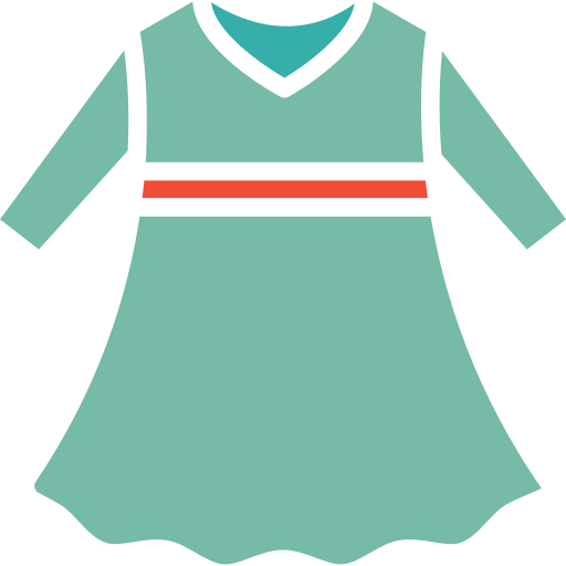 vestido Generic color fill icono