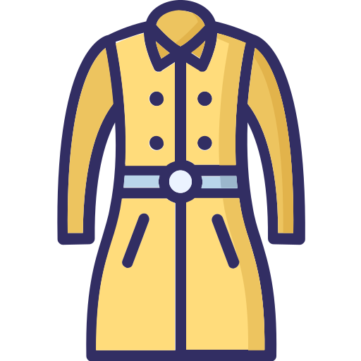 casaco comprido Generic color lineal-color Ícone