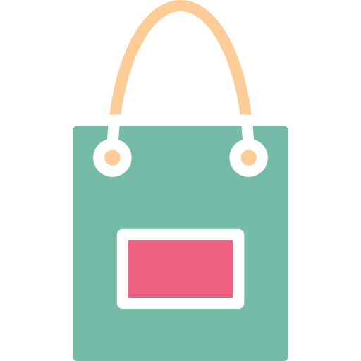 torba na zakupy Generic color fill ikona