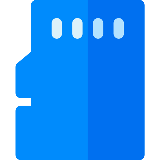 메모리 카드 Generic color fill icon