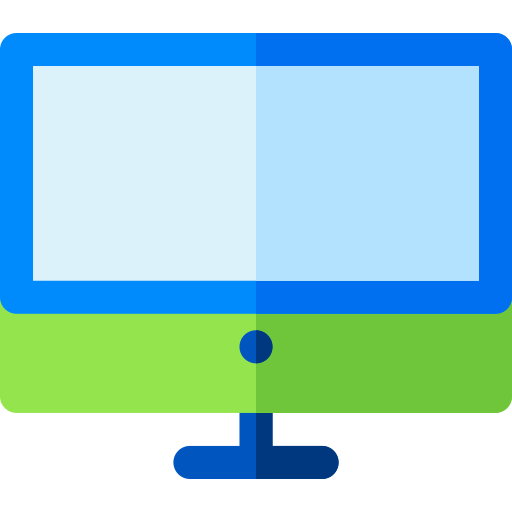 Monitor screen Generic color fill icon