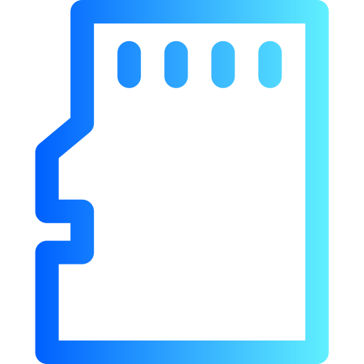 메모리 카드 Generic gradient outline icon