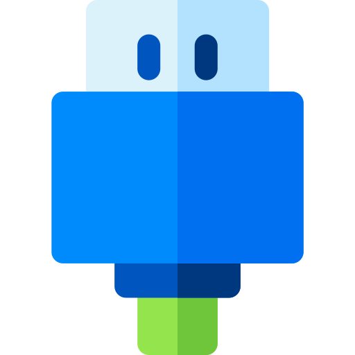 usb 케이블 Generic color fill icon