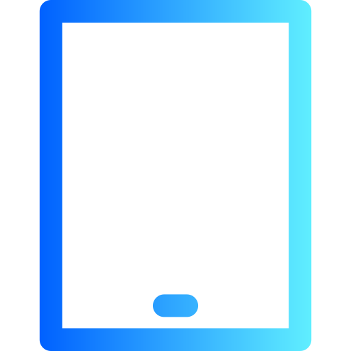 Tablet Generic gradient outline icon