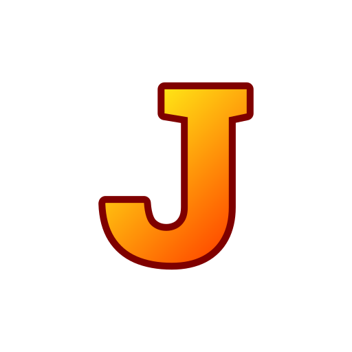 buchstabe j Generic gradient lineal-color icon