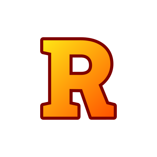 litera r Generic gradient lineal-color ikona