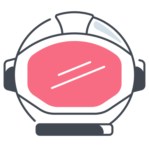 宇宙飛行士のヘルメット Generic color lineal-color icon