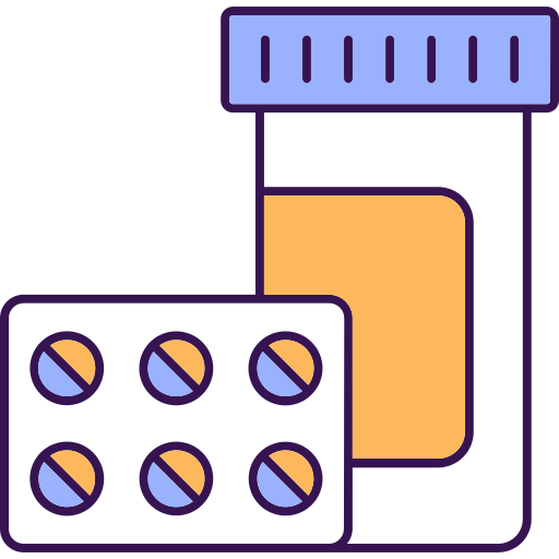 Антибиотик Generic color lineal-color иконка