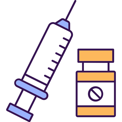 vacina Generic color lineal-color Ícone