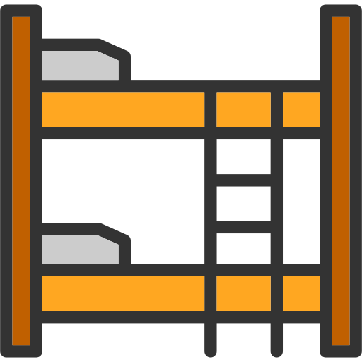 二段ベッド Generic color lineal-color icon
