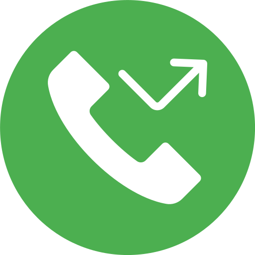 Outcoming call Generic color fill icon