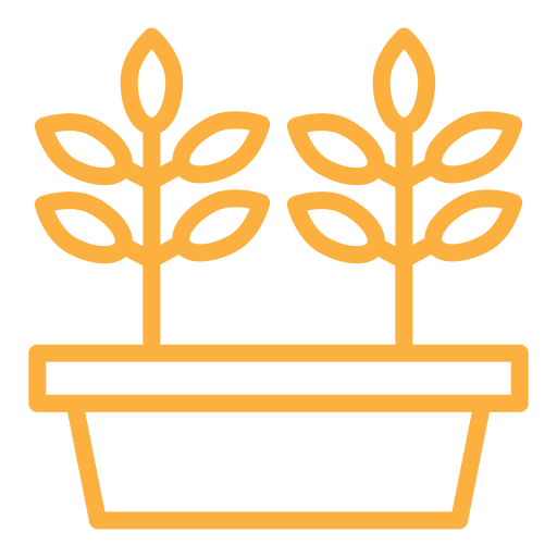 vaso de planta Generic color outline Ícone