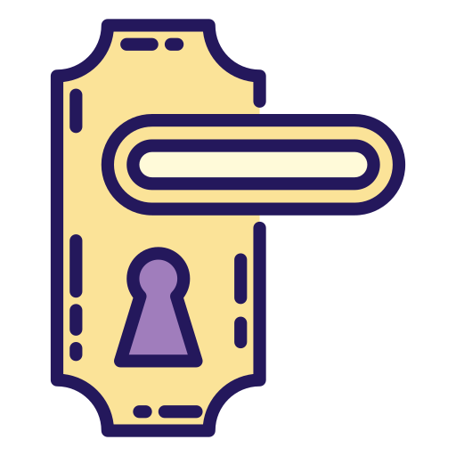 deurknop Generic color lineal-color icoon