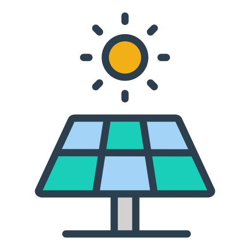 energia solare Generic color lineal-color icona