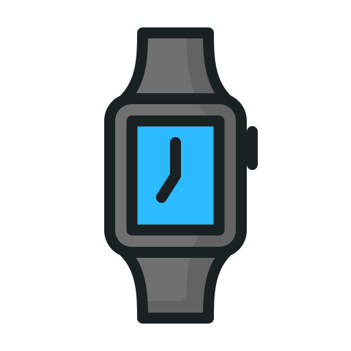 reloj inteligente Generic color lineal-color icono