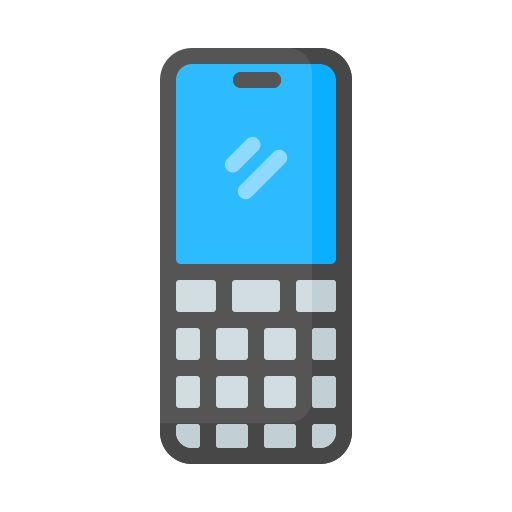 Старый телефон Generic color fill иконка
