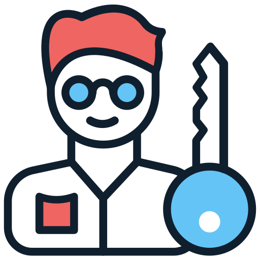 Key person Vectors Tank Two colors icon