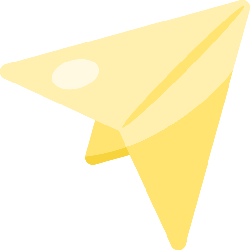 Paper airplane Generic color fill icon