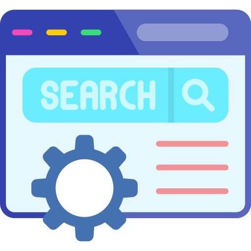 Web search engine Generic color fill icon