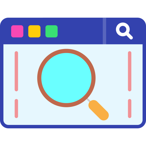motore di ricerca web Generic color fill icona