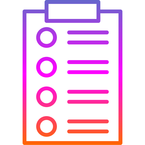 lister Generic gradient outline Icône