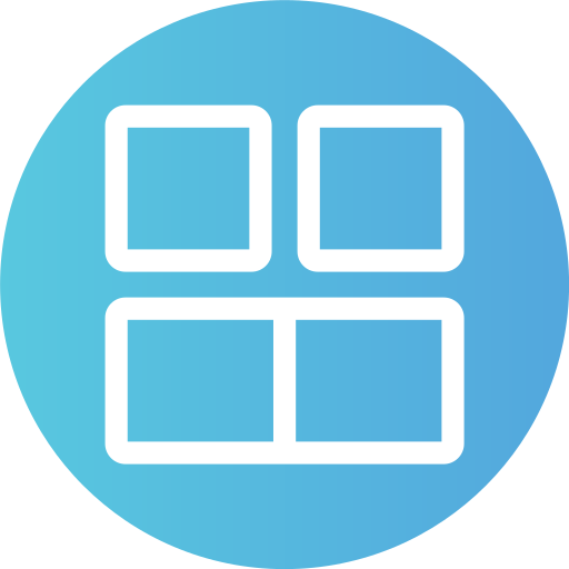 Layout Generic gradient fill icon