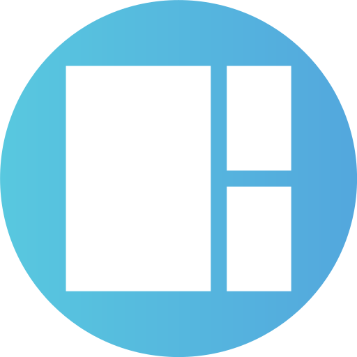 Layout Generic gradient fill icon