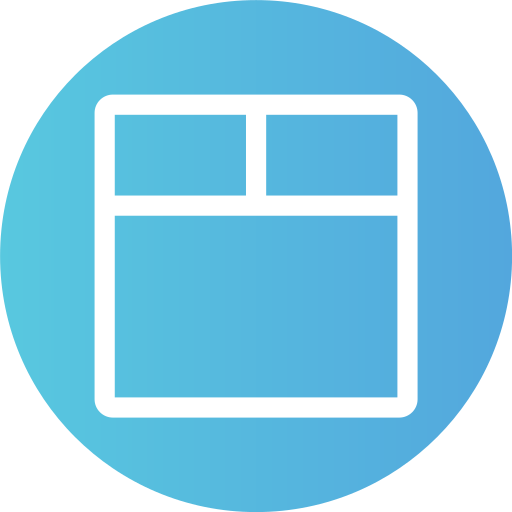 Layout Generic gradient fill icon