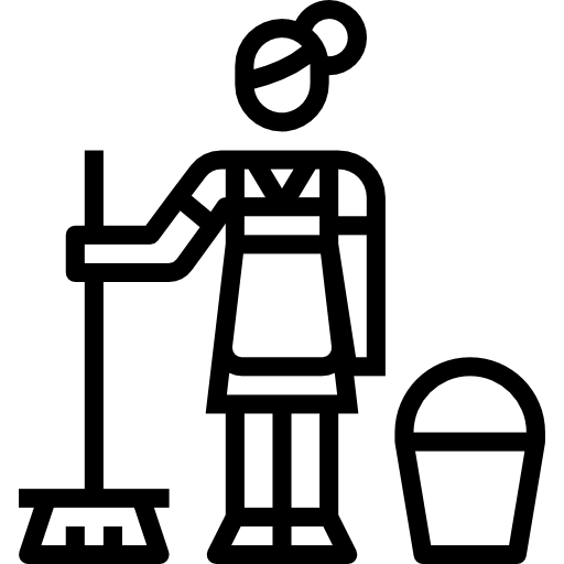 Housekeeping Aphiradee (monkik) Lineal icon