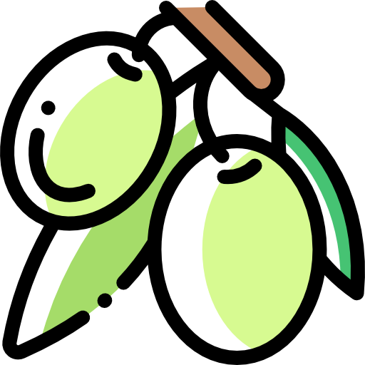 Olives Detailed Rounded Color Omission icon