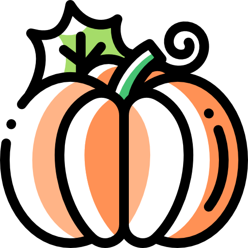 かぼちゃ Detailed Rounded Color Omission icon