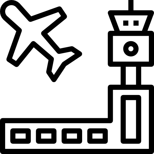 lotnisko geotatah Lineal ikona