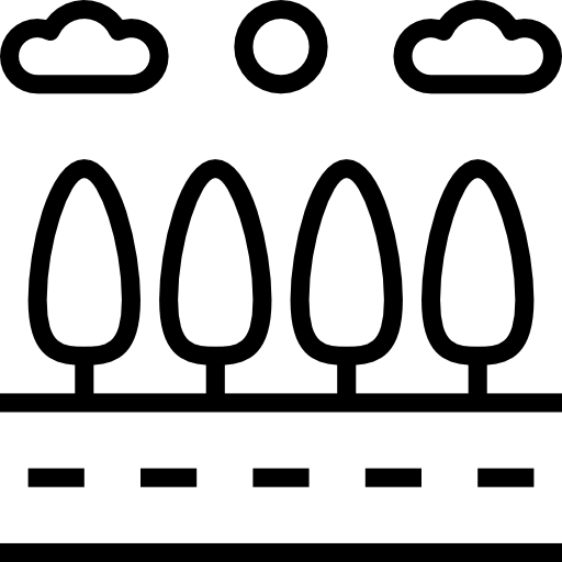 calzada geotatah Lineal icono
