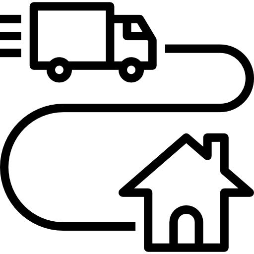 배송 및 배송 geotatah Lineal icon