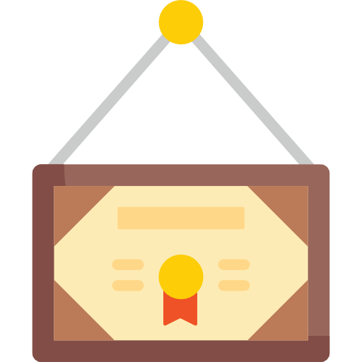Diploma Special Flat icon