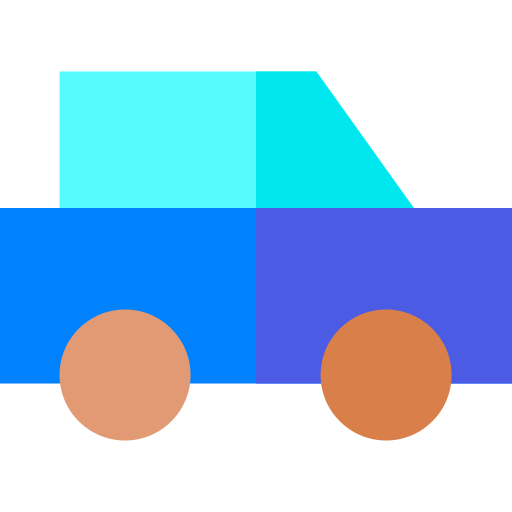 wagen Basic Straight Flat icon