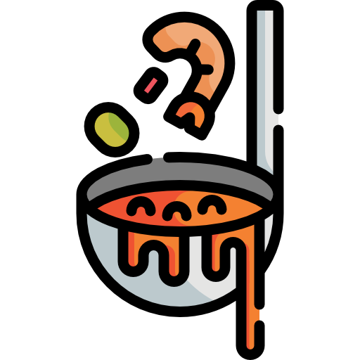 Soup Special Lineal color icon