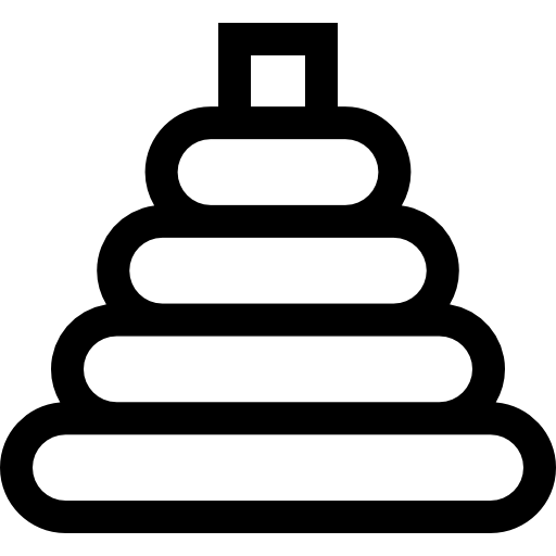 zabawka Basic Straight Lineal ikona